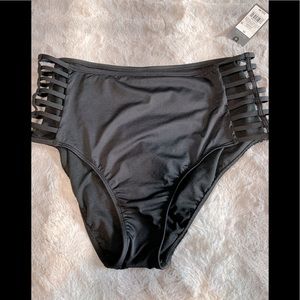 NWT High rise cut out bathing suit bottom